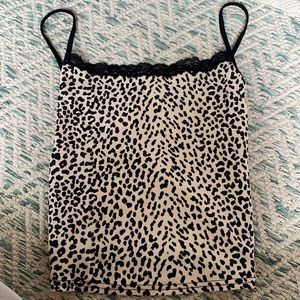 Animal Print Tank Top
